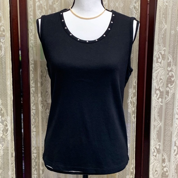 2 PC. RAFAELLA COTTON TANK TOP w/ JACKET - SZ PM - Picture 2 of 6